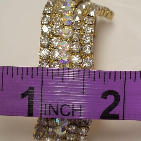 Crystal Hair Clips Hair Accessories Sparkling Silver Hair Accessory - Set of 3 - Picture 14 of 16